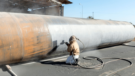 Importance of Abrasive Blasting 4 D D Industrial Coatings Q4 2022 pic